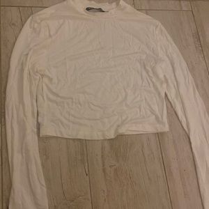 Shien long sleeve white top